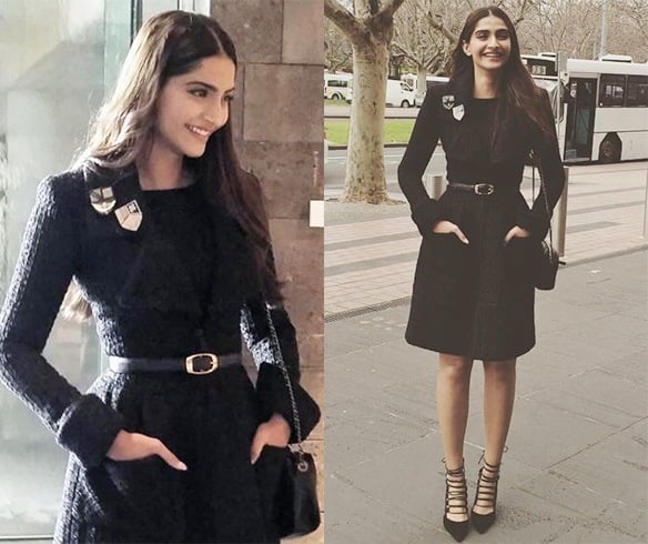 Sonam Kapoor in chanel jacket