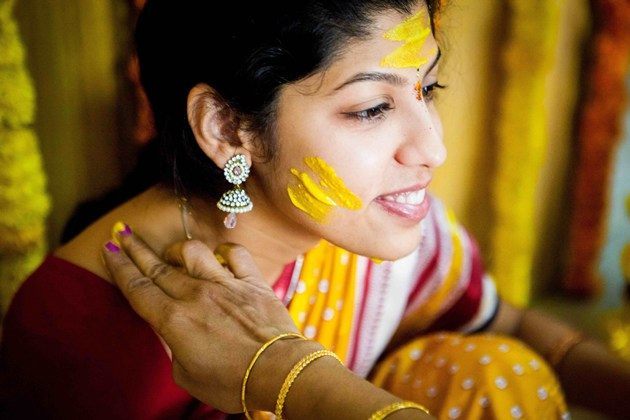 South Indian Haldi Ceremony