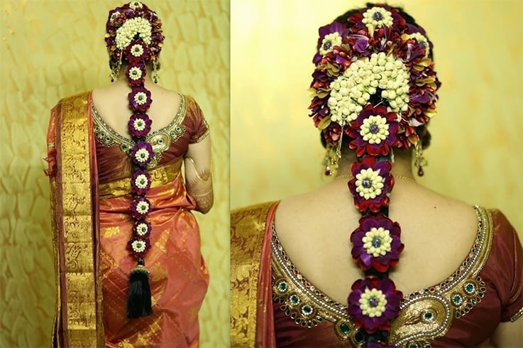 South Indian Traditional Hairstyle