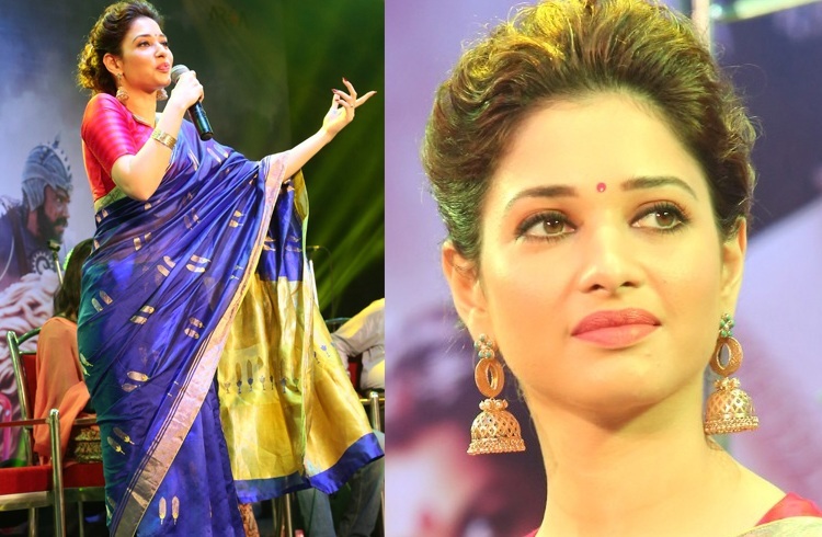 Tamannaah in Amrapali jhumkis 