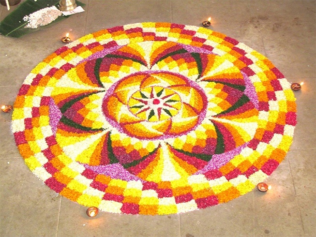 Thrissur pookalam