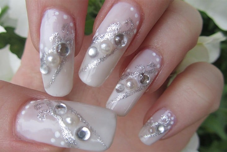 Wedding nail arts