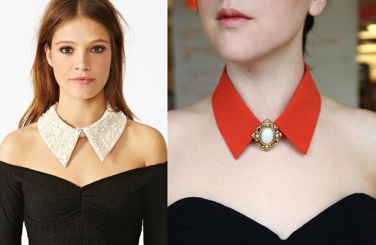 what to wear with collar necklace