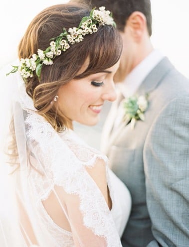 Best bridal floral crown