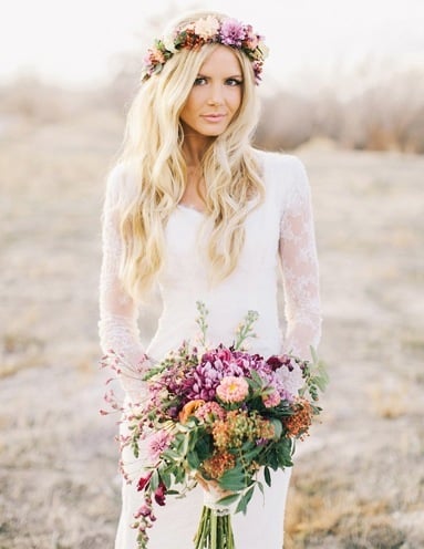 Best wedding flower crown