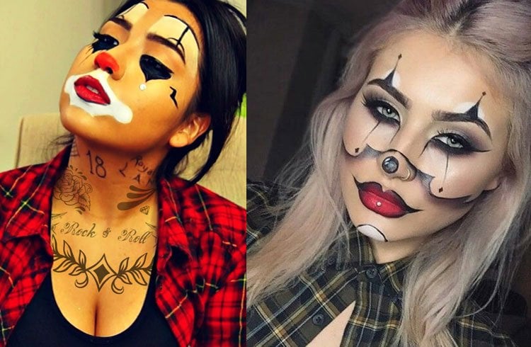 Chola Clown Makeup