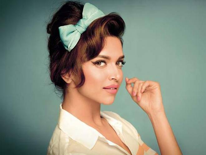 Deepika Padukone Headband Hairstyle