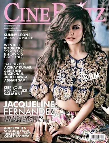 Jacqueline Fernandez sizzles on cover of September 2015