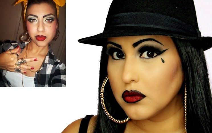 Mexican Chola Makeup