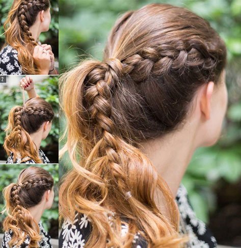 Side Braided Pony