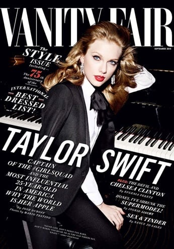Taylor Swift Magazine Cover of Vanity Fair
