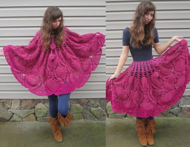 Unique Crochet Skirts