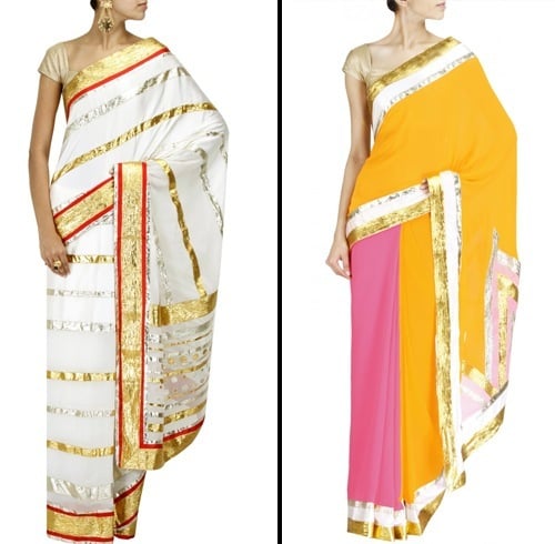 Abu Jani and Sandeep Khosla Designer Sarees