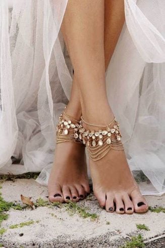 Anklet jewelry designs