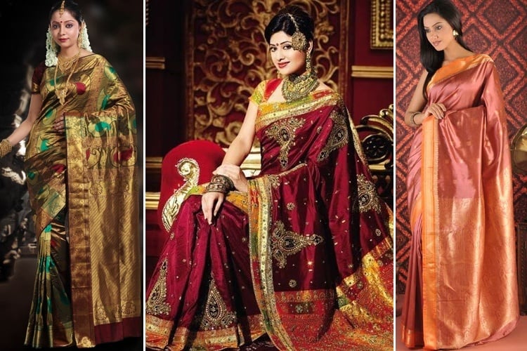 Baluchari Types Of Handloom Sarees