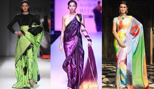 best designer printed sarees
