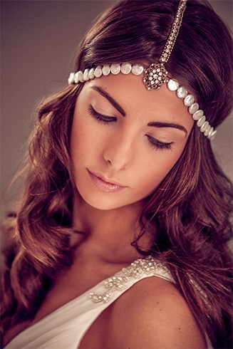 Bohemian wedding tiara