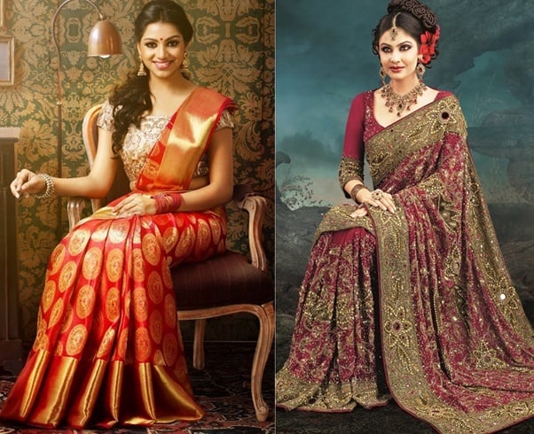 Bridal wedding sarees collection