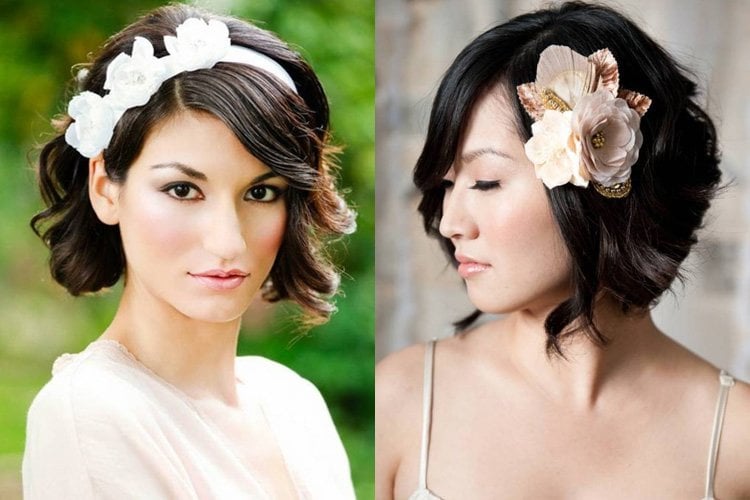 bridesmaid hairstyles for short hair