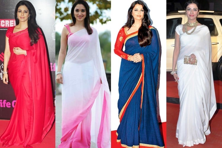 Celebrity Sarees Trend