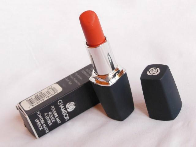 Chambor orange lipstick