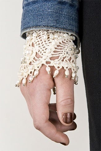 Crochet gloves without fingers