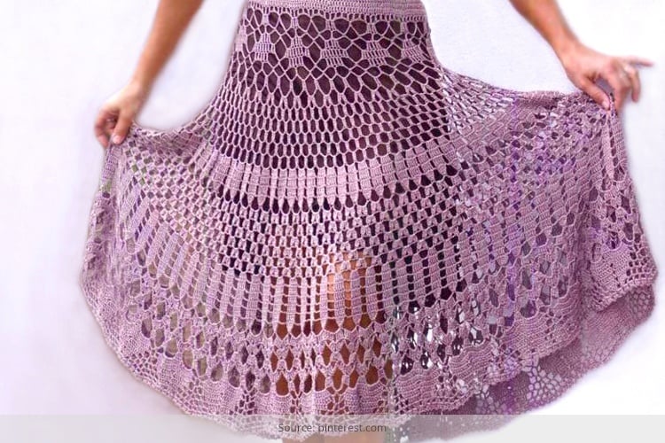 crochet skirt pattern