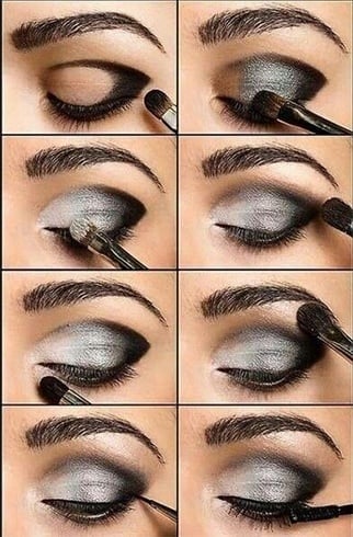 Dark eye makeup tutorial