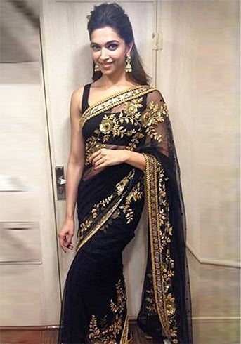 Deepika Padukone in Sabyasachi Mukherjee saree