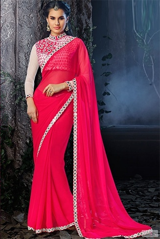 Designer chiffon sarees