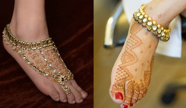 different types of anklets