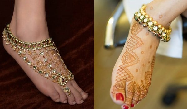 different types of anklets