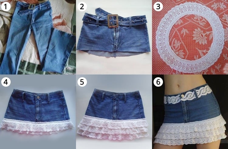 DIY mini skirts