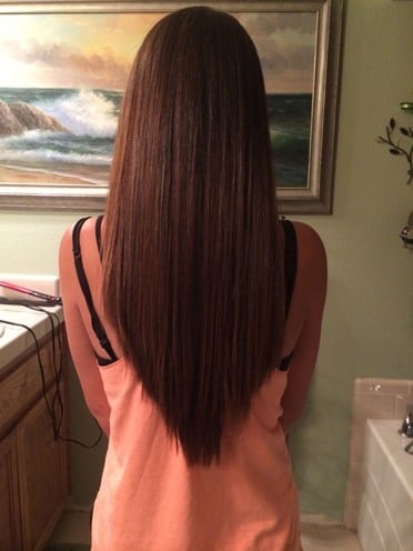 easy hairstyles for straight hair long hair