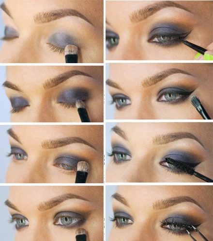 eyeshadow for grey eyes