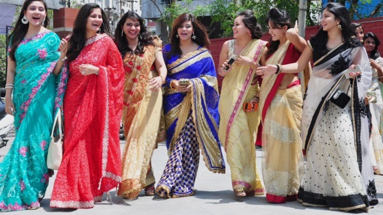 trending sarees for party