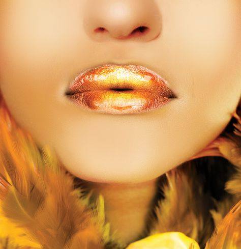 Gold lipstick mac