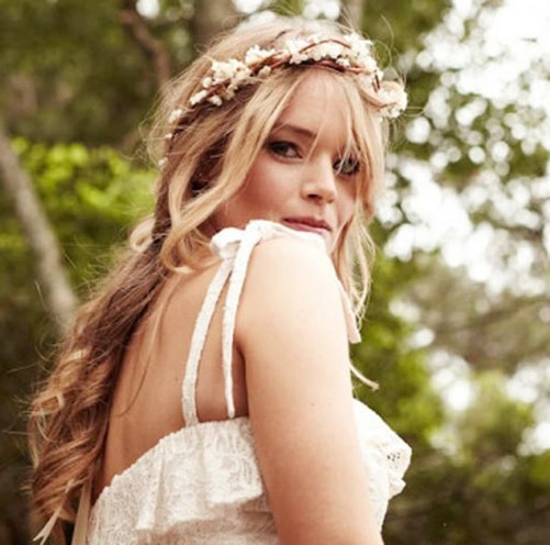 hair wreaths for wedding