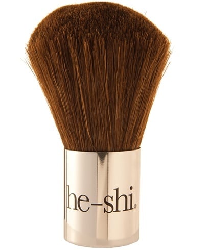 How to apply bronzer with a kabuki brush