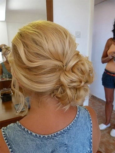 Messy Casual Side Bun