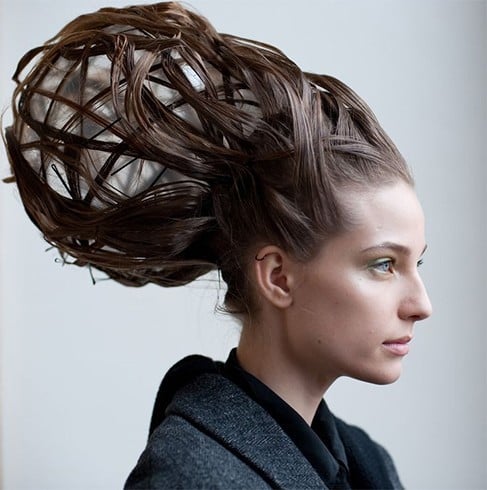 Molecular structure hairstyle