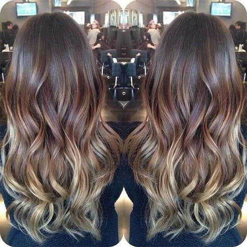 Ombre hairstyles for long hair