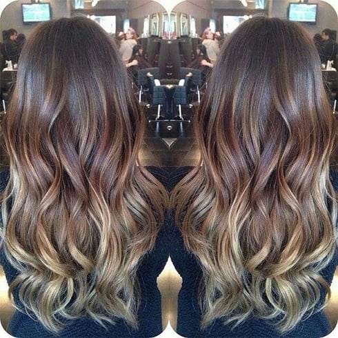 Ombre hairstyles for long hair