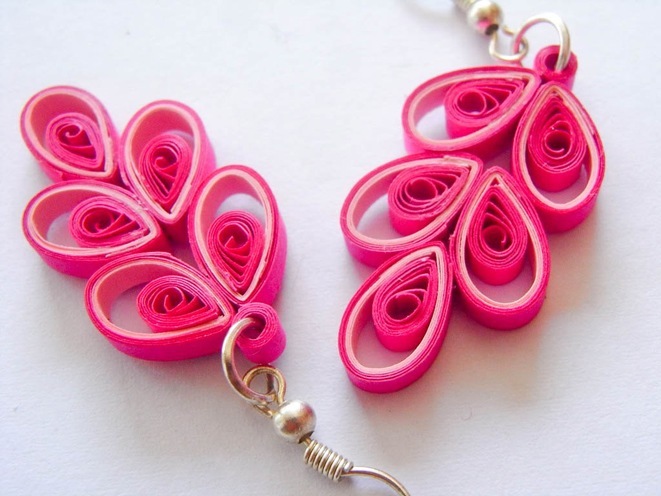 paper quilling earring