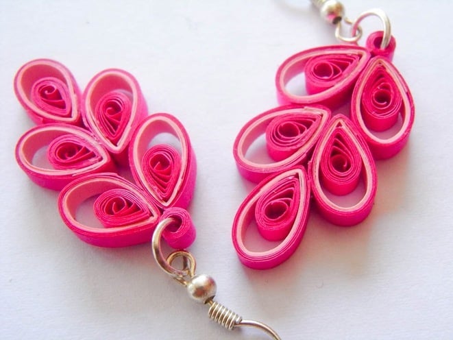 Paper Quilling Jewellery - How To Make Jewellery By Quilling