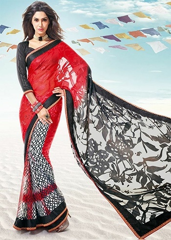 Partywear saree designs