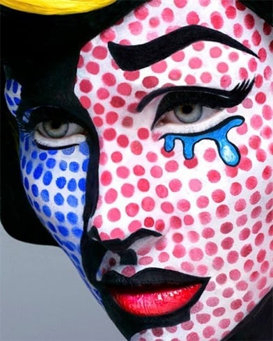 Pop art makeup