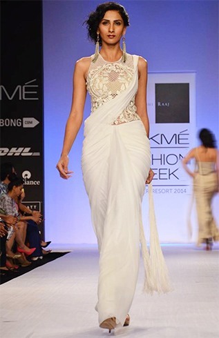 Pre stitched sarees
