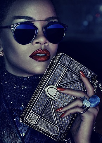 Rihanna inChristian Dior So Real Sunglasses