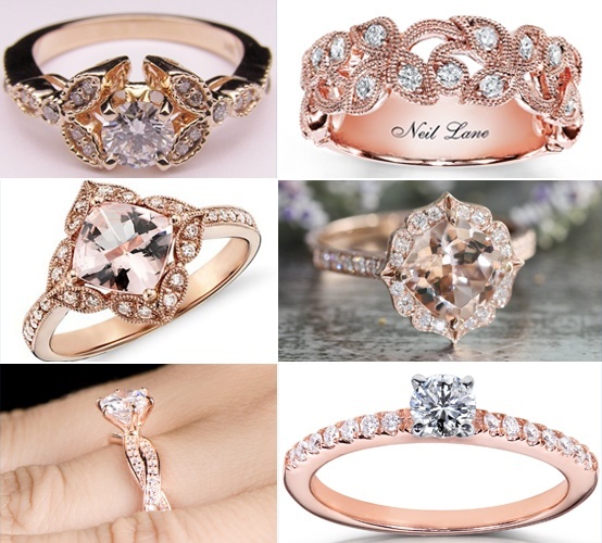 rose gold ring designs